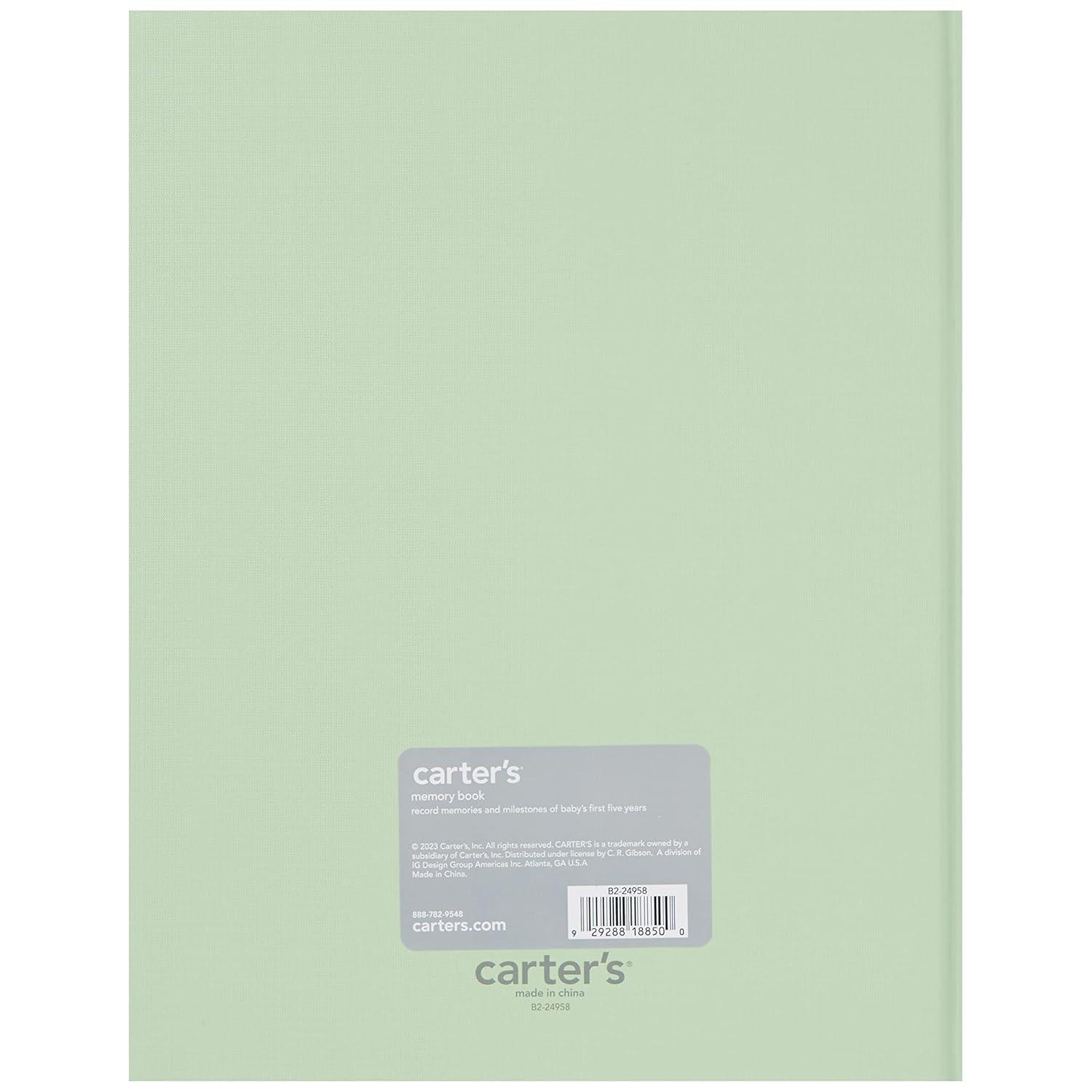 imageCarters B224958 Homegrown Gender Neutral Baby Journal Memory Book 48 Unique Pages 87quot x 112quot MulticolorHomegrown