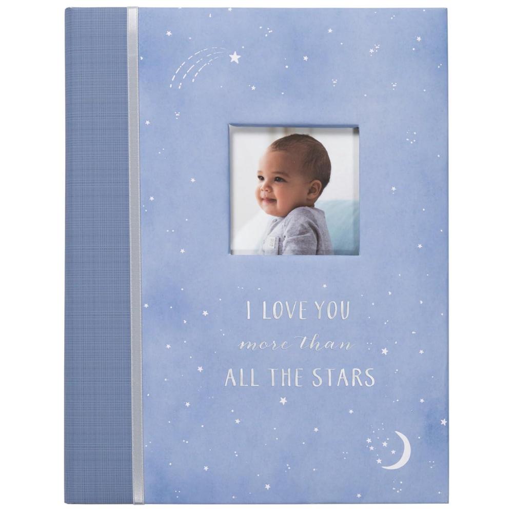 imageCarters B224958 Homegrown Gender Neutral Baby Journal Memory Book 48 Unique Pages 87quot x 112quot MulticolorAll the Stars