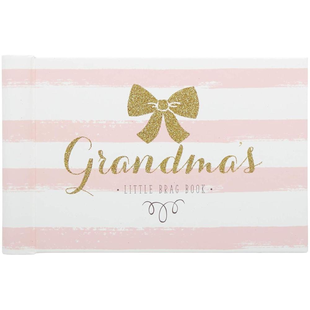 imageCarters BP7314075 Pink White and Gold Mini Baby Photo Album Brag Book 60 Pages