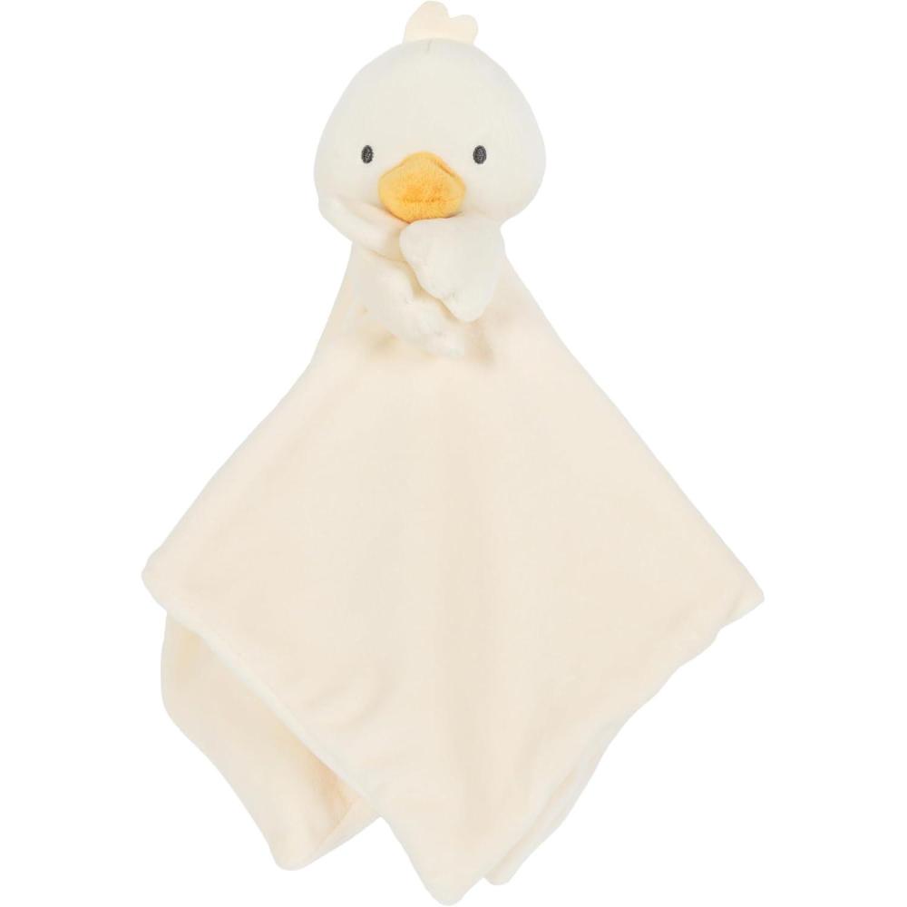 imageKIDS PREFERRED Carters Chick Duck Stuffed Animal Security Blanket Soft Yellow Baby Lovey Unisex Lovie Baby Gifts for Newborn Toddler Snuggle Toy