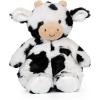 imageKIDS PREFERRED Carters Squishy Cow Stuffed Animal Baby Cow Plush for Kids Girls Boys Babies and Toddlers with Beans and Embroidered Details