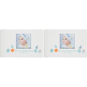 Carter’s BP73-24958 Growing Every Day Baby Brag Book Photo Album, 20 Pages and 7.15″ x 4.5″, Multicolor(20 Pages and 7.15″ x 4.5″ (Pack of 2))