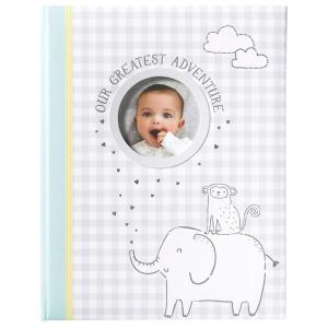 Carter’s MB2-23284 ”Our Greatest Adventure” Gender Neutral Baby Memory Book with Gift Box, 48 Pages, 8.75” W x 11.25” H