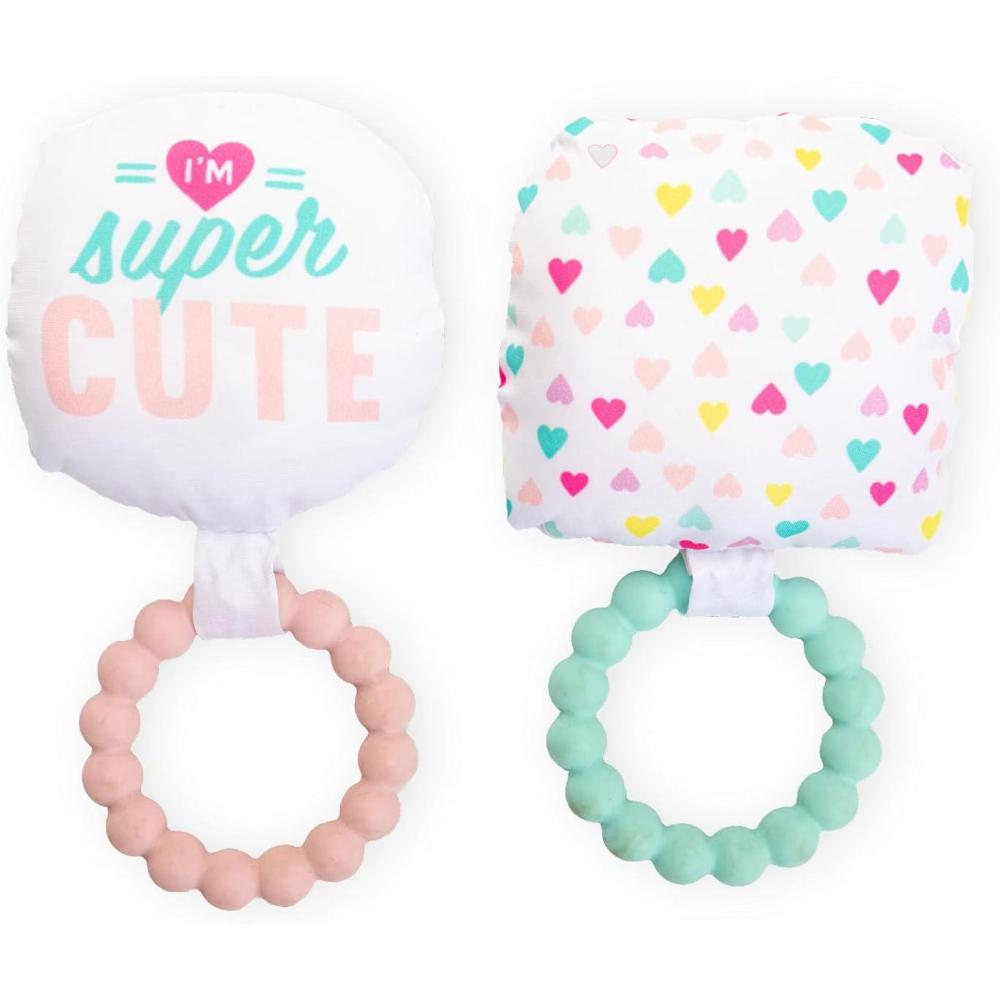 imageCarters Unicorn Rattle Teether Set