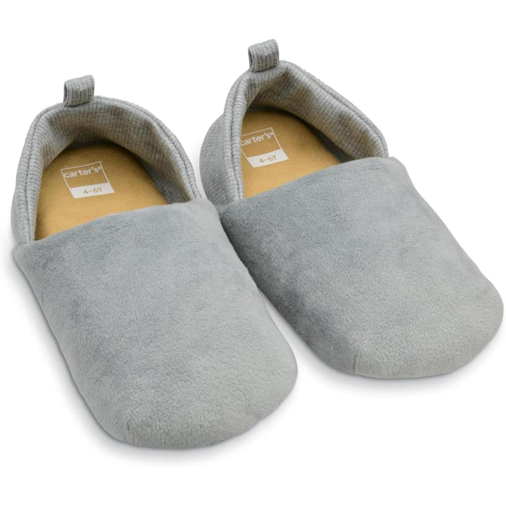 imageCarters Age Up Slippers for Infants Toddlers ampamp KidsGrey