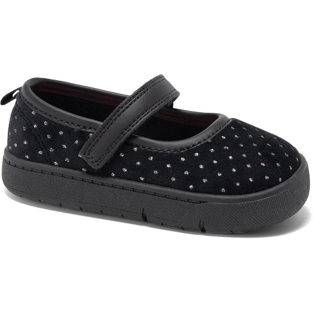 imageCarters Baby Girls Velviegp Ballet FlatsBlack