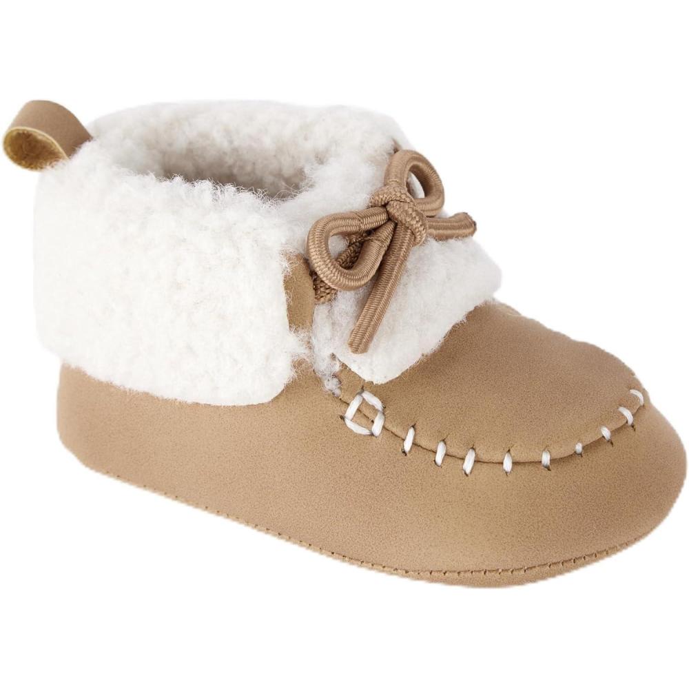 imageCarters Baby ampamp Infant Boots for BoysTan Moccasin