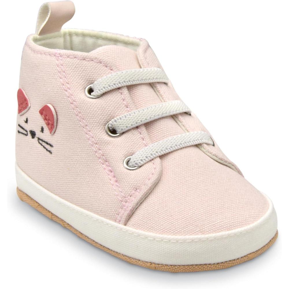 imageCarters Baby ampamp Infant Sneakers for GirlsBerry Cat