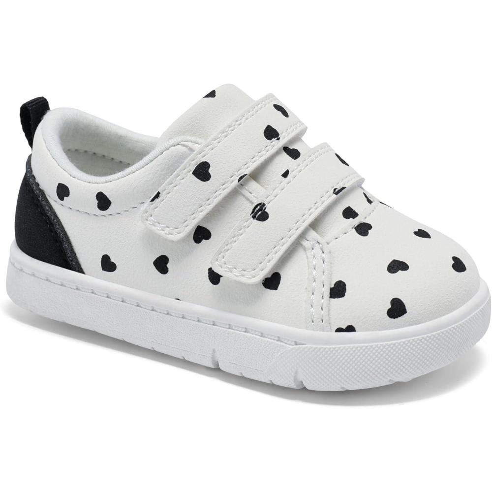 imageCarters Every Step Baby BORIGP Mary Jane Flat WhiteBlack 3 US Unisex Infant