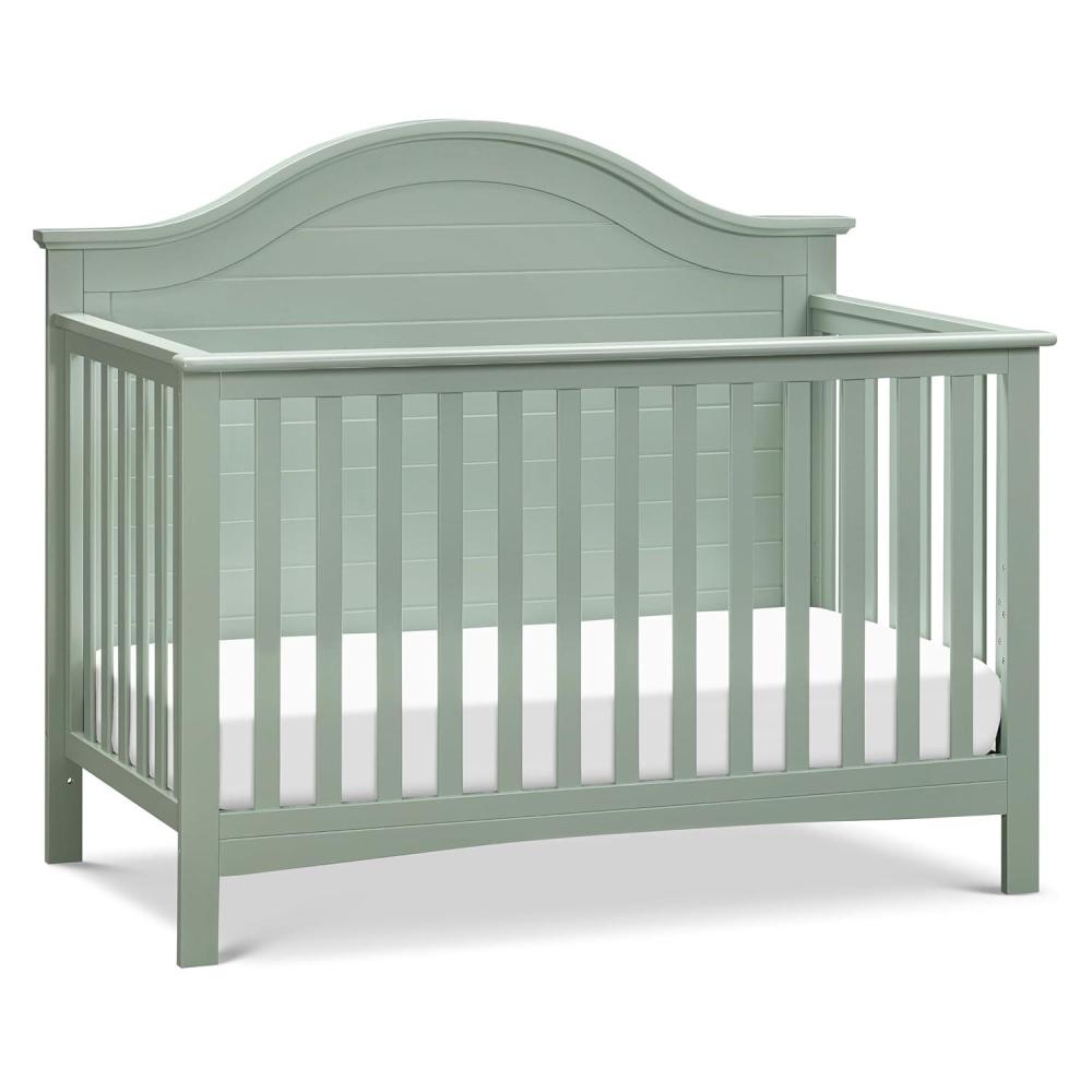 imageCarters by Davinci Nolan 4in1 Baby Crib  Convertible to Toddler Bed Daybed FullSize Bed  GREENGUARD Gold Certified  4 Adjustable Mattress Heights  Conversion Kit Sold Separately Light SageLight Sage