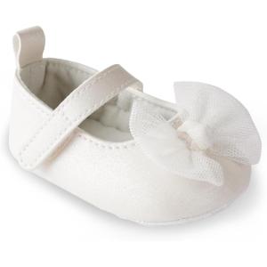 Carter’s Baby & Infant Mary Jane Flats for Girls(Vanilla Bow)