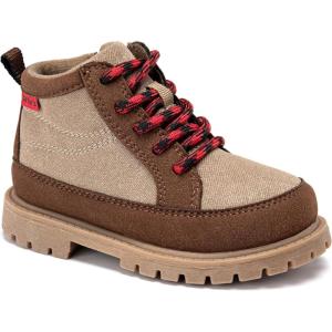 Carter’s Unisex-Child Wolf Fashion Boot(Brown/Khaki)