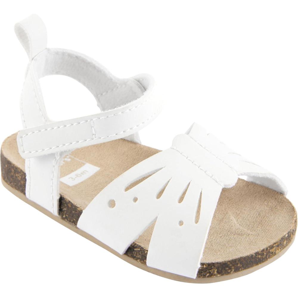 imageCarters Baby Sandals for Boys Girls and UnisexWhite Butterfly