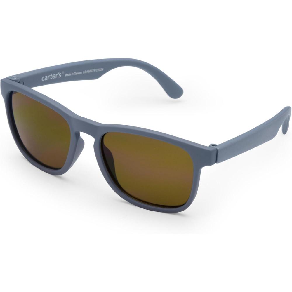 imageCarters Sunglasses for Infant Toddler and Little Kids Matte Blue