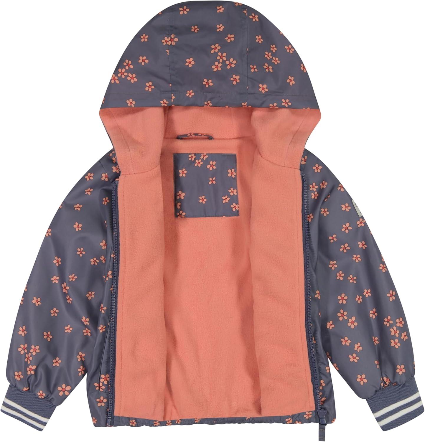 imageOSHKOSH BGOSH girls Midweight Fleece Lined Windbreaker JacketFloral