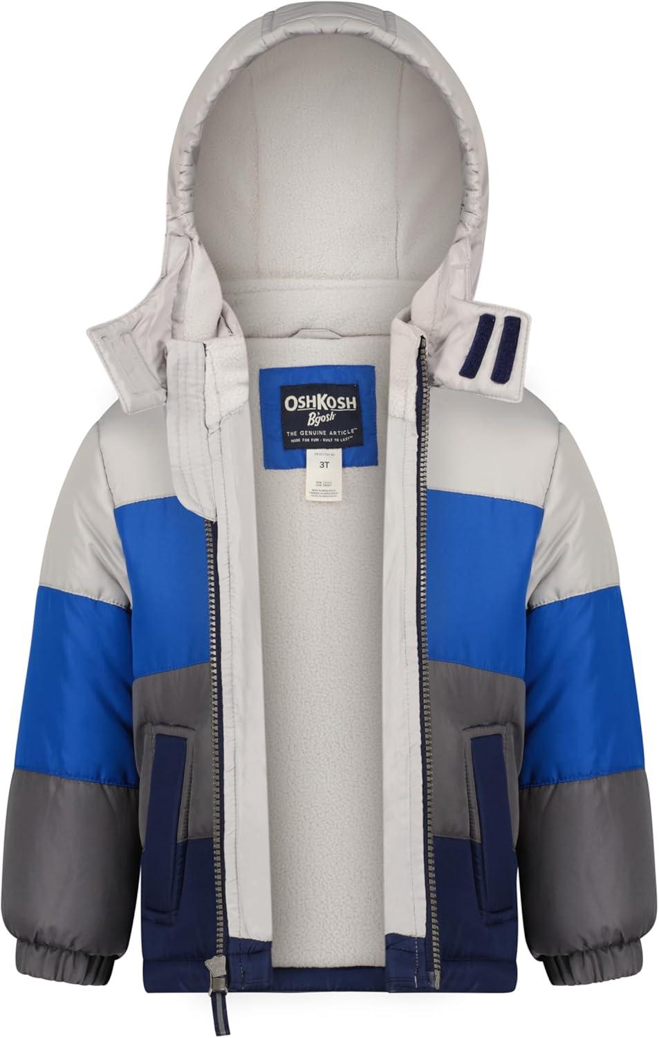 imageOsh Kosh BGosh Boys Heavyweight Puffer Coat Winter JacketBlue