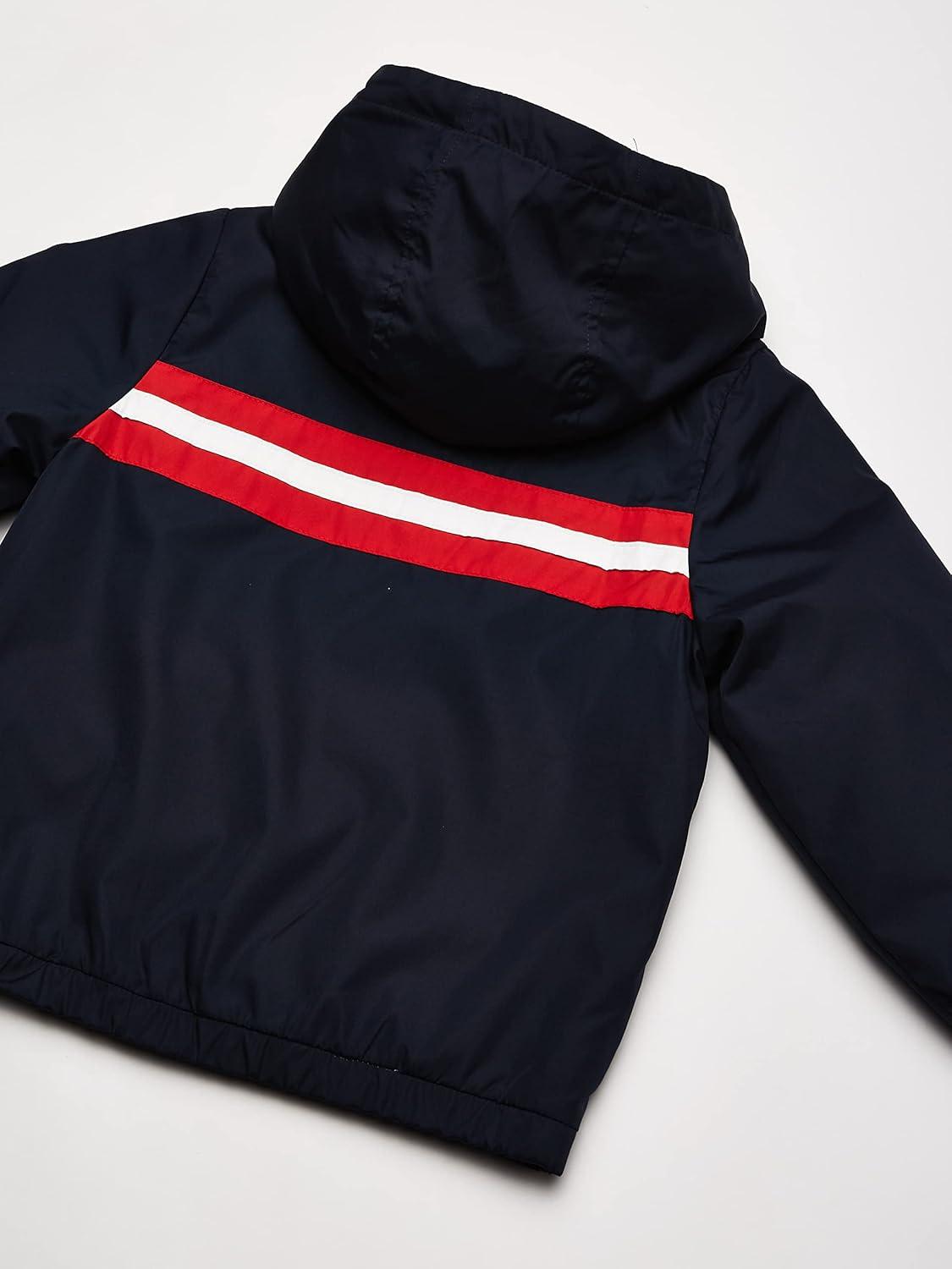 imageOsh Kosh boys Midweight Fleece Lined Windbreaker JacketDeep Navy Bandana Red