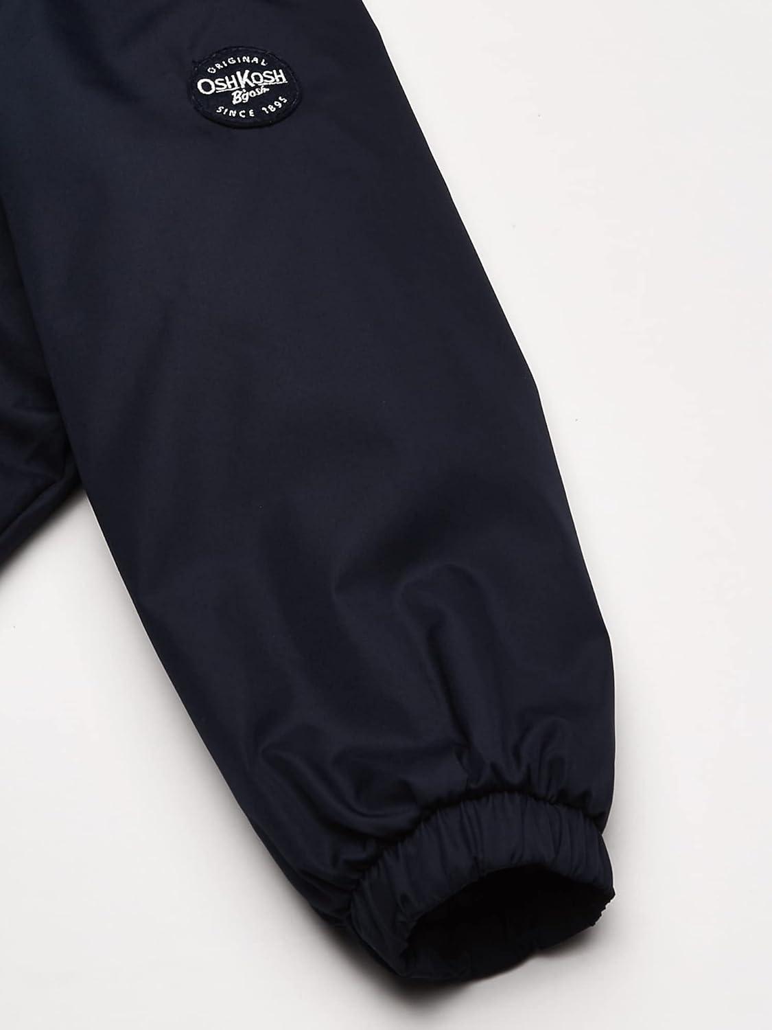 imageOsh Kosh boys Midweight Fleece Lined Windbreaker JacketDeep Navy Bandana Red