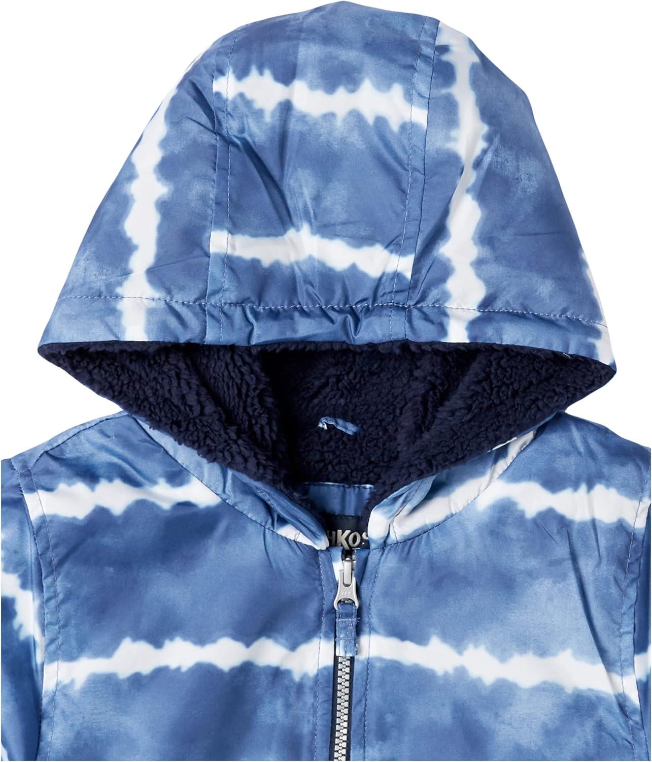 imageOsh Kosh boys Midweight Fleece Lined Windbreaker JacketTransitional JacketBlue