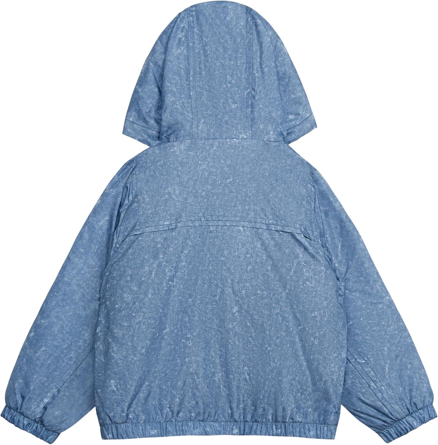 imageOshKosh Bgosh Boys Sporty Bomber Jacket with Fleece Hood and LiningBlue