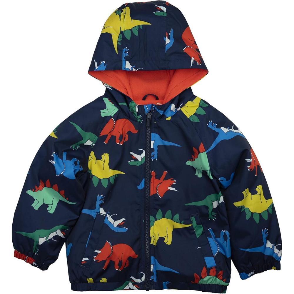 imageCarters Boys Toddler Fleece Lined Midweight JacketNavy Colorful Dino