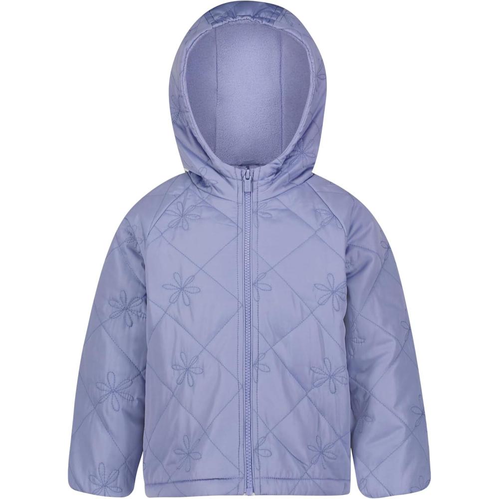 imageCarters girls Toddler Girls Midweight Winter Jacket Warm Hooded Waterresistant Winter CoatLavender