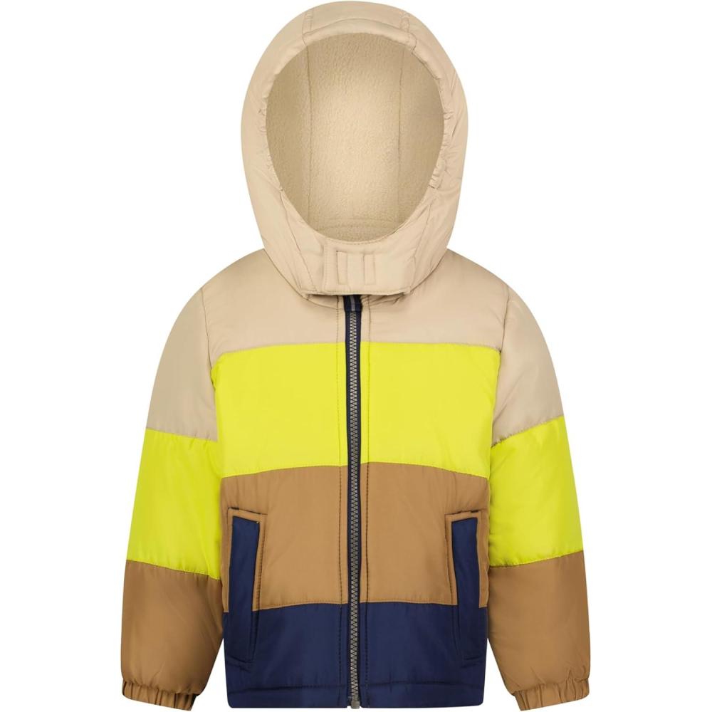 imageOSHKOSH BGOSH babyboys Heavyweight Puffer Coat Winter JacketLime