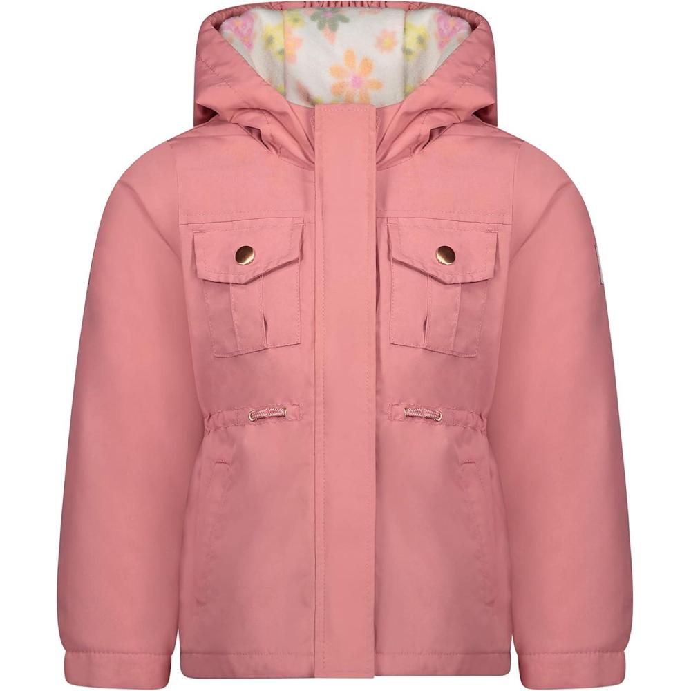imageOSHKOSH BGOSH girls Midweight Fleece Lined Windbreaker JacketRose