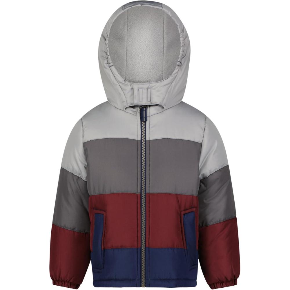 imageOsh Kosh BGosh Boys Heavyweight Puffer Coat Winter JacketBurgundy