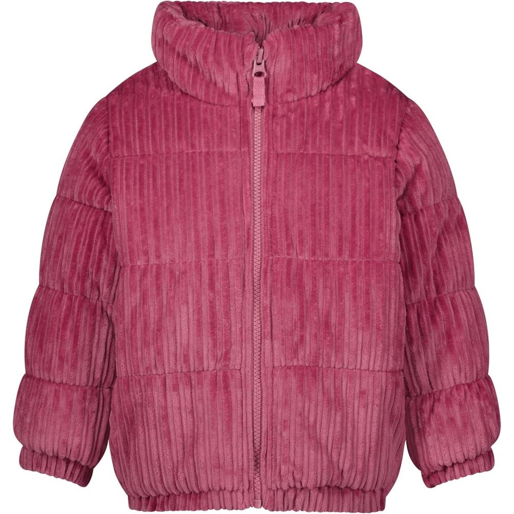imageOshKosh Bgosh Girls Heavyweight Velboa Cordury Puffer JacketRose