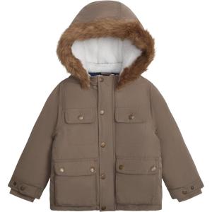 Carter’s Baby Boys’ Warm Winder Parka Hooded Jacket(Brown)