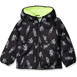 Carter’s Boys Toddler Fleece Lined Midweight Jacket(Black Space Print)