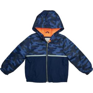 Carter’s Boys Toddler Fleece Lined Midweight Jacket(Navy Camo Print)