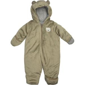 Carter’s baby-boys Pram Style Water Resistant One Piece Winter Snowsuit With Ears(Khaki/Bear)