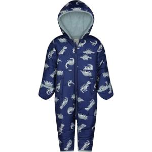Carter’s baby-boys Pram Style Water Resistant One Piece Winter Snowsuit(Navy)