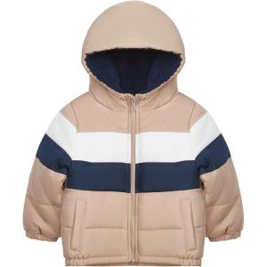 Carter’s baby-boys Sherpa-lined Heavyweight Hooded Puffer Jacket(Khaki)