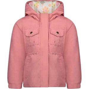 OSHKOSH B’GOSH girls Midweight Fleece Lined Windbreaker Jacket(Rose)