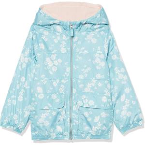OSHKOSH B’GOSH girls Midweight Fleece Lined Windbreaker Jacket(Seafoam)