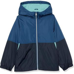 Osh Kosh boys Midweight Fleece Lined Windbreaker Jacket(Blue)