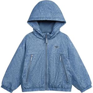 OshKosh B’gosh Boys Sporty Bomber Jacket with Fleece Hood and Lining(Blue)