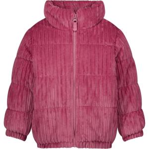 OshKosh B’gosh Girls’ Heavyweight Velboa Cordury Puffer Jacket(Rose)