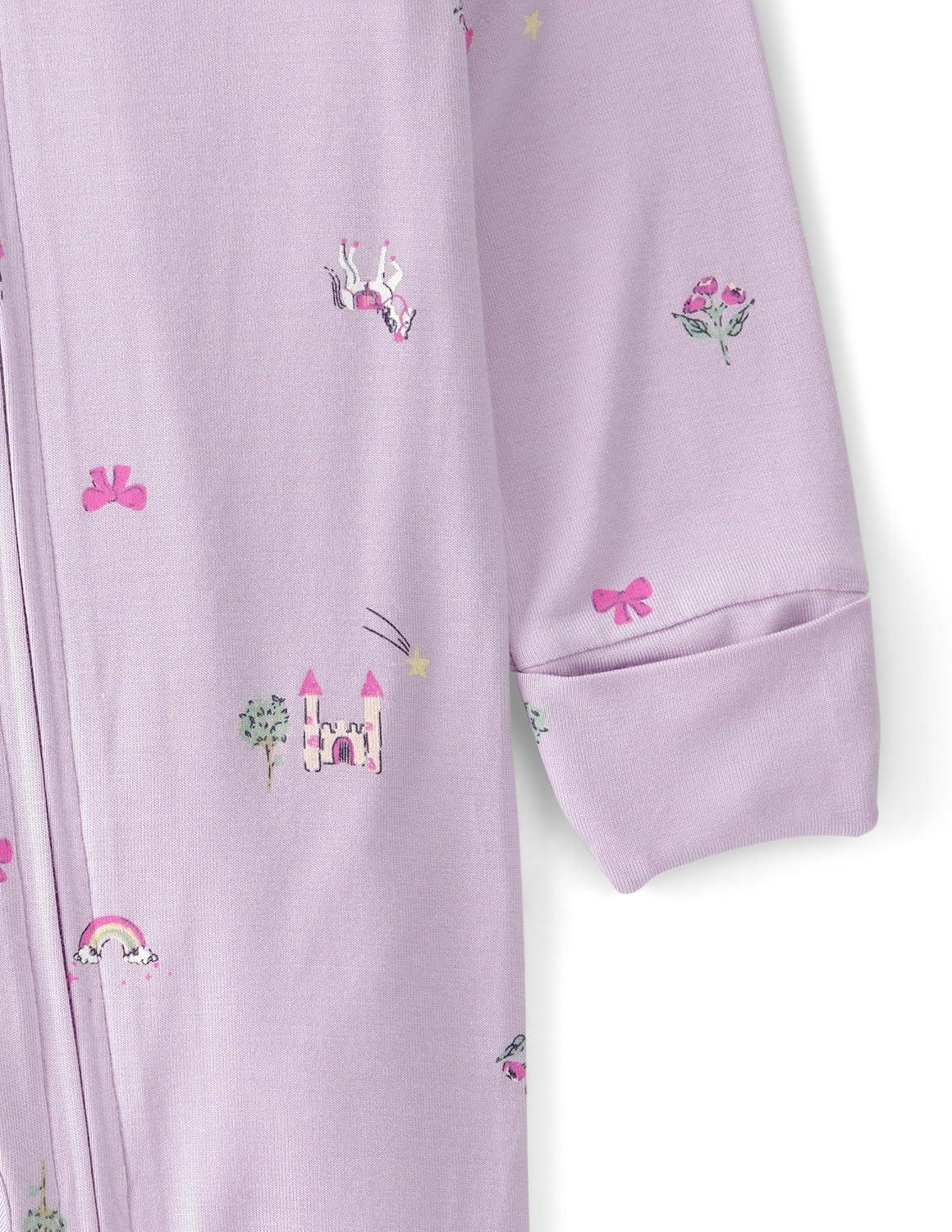imageCarters babygirls Purelysoft Sleep and Play PajamasFairytale Print