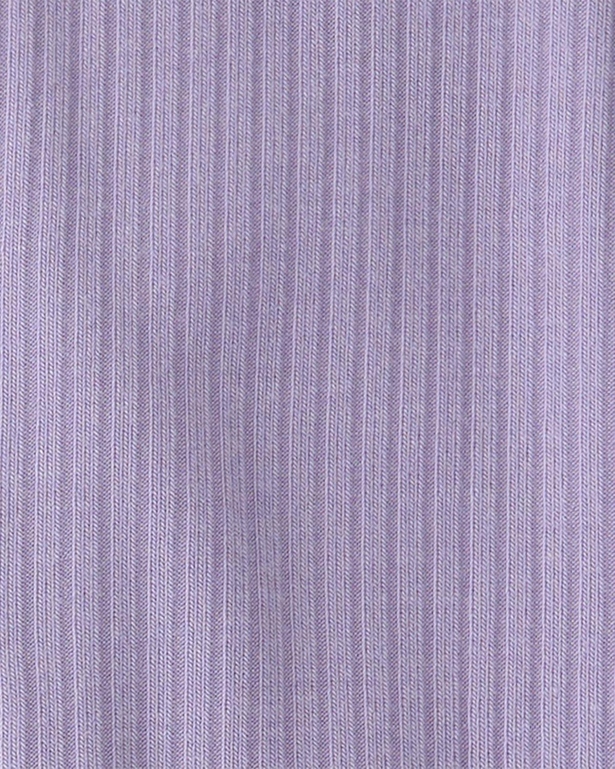 imageCarters babygirls Purelysoft Sleep and Play PajamasSolid Purple