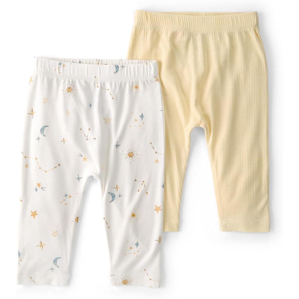 imageCarters BabyBoys Purelysoft 2Pack PantConstellation Print