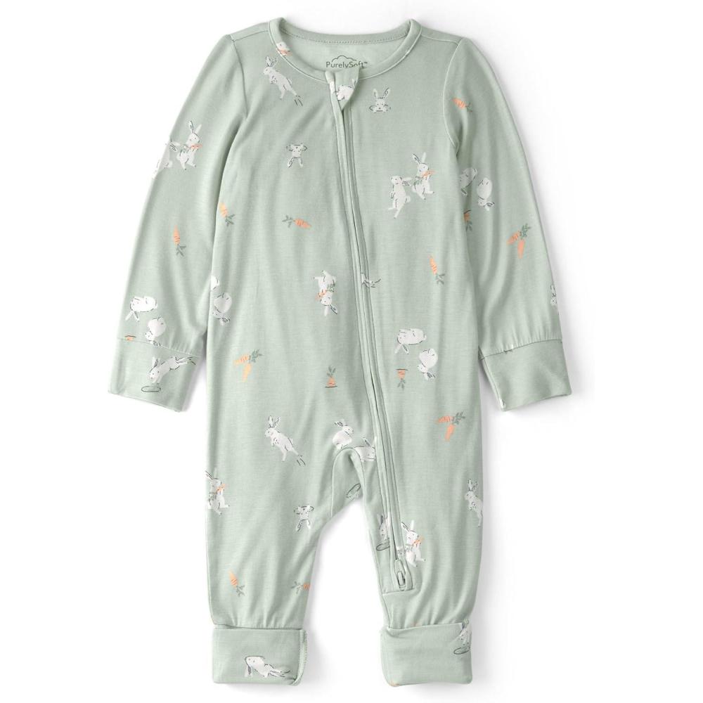 imageCarters unisexbaby Purelysoft Sleep and Play PajamasEaster Bunny