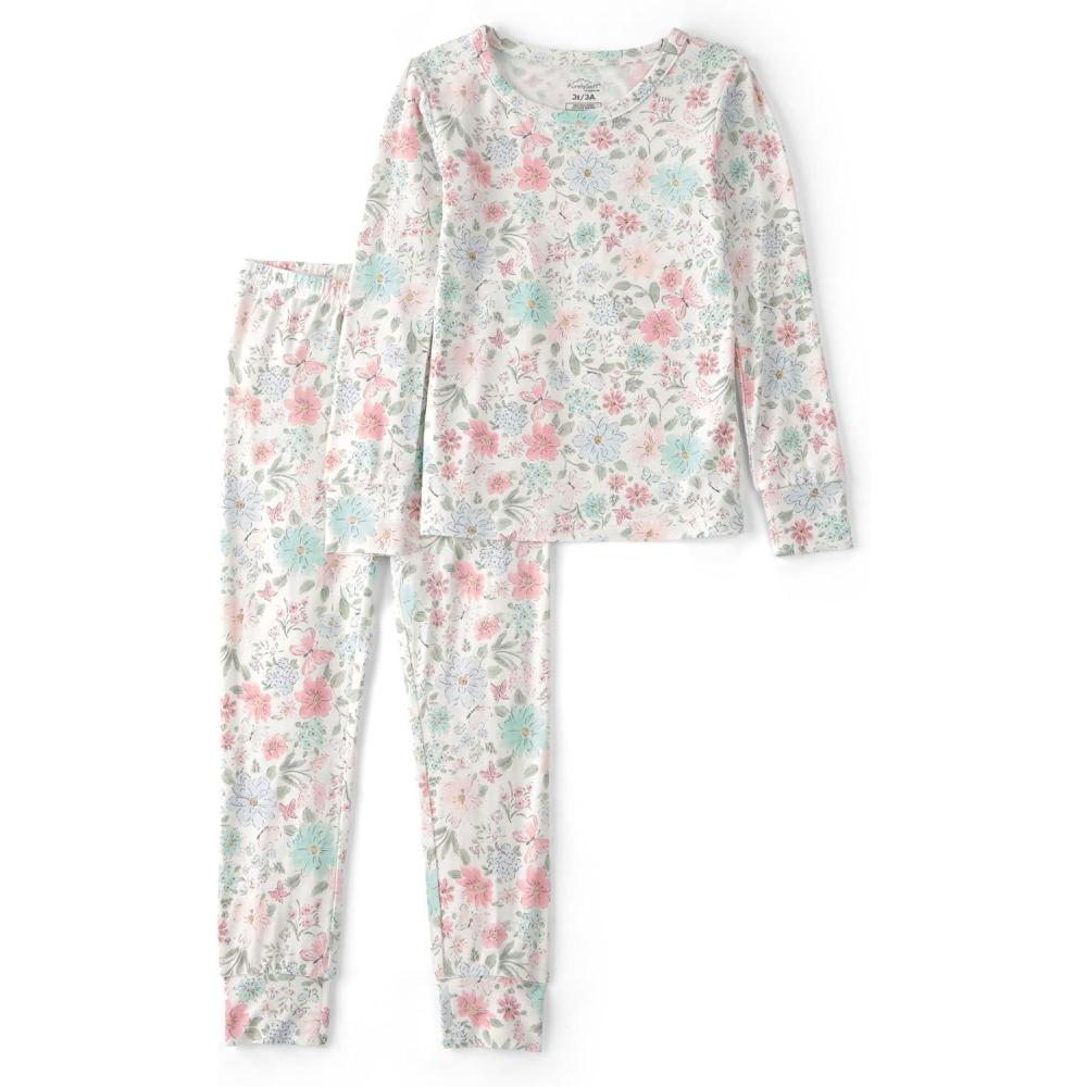 imageCarters unisexchild Purelysoft Longsleeve 2piece PajamasMulti Floral