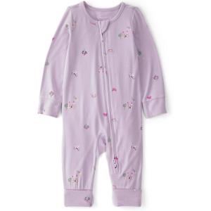 Carter’s baby-girls Purelysoft Sleep and Play Pajamas(Fairytale Print)