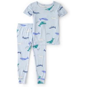 Carter’s unisex-child Purelysoft Long-sleeve 2-piece Pajamas(Blue Whale)