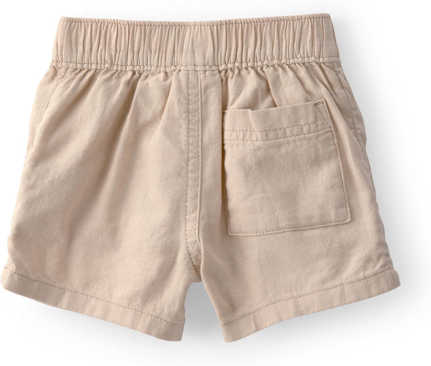 imageCarters babyboys 2piece Short SetWhite Beach Floral