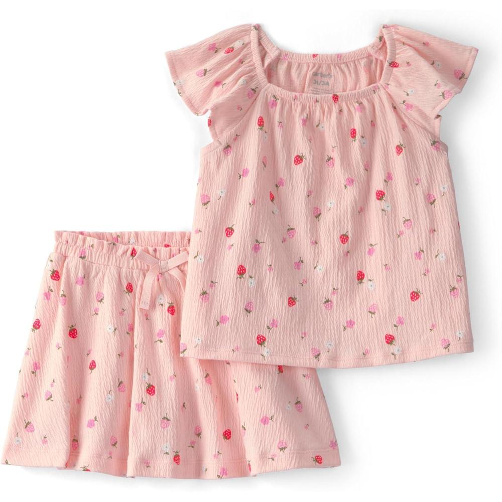 imageCarters babygirls 2piece SetPink Fruit